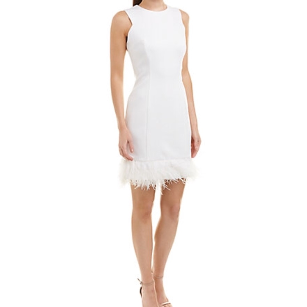 Donna Ricco Ivory Sheath Dress
